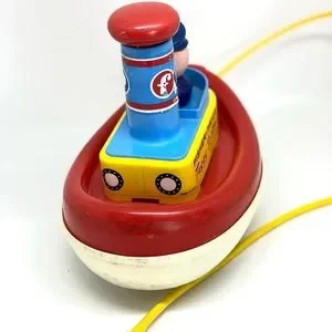 フィッシャープライス　ヴィンテージ　TUGGY TOOTER トイストーリー Fisher Price Tuggy Tooter | eBay